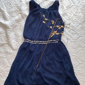 Cute beaded blue dress